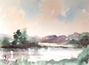 Watercolor: River