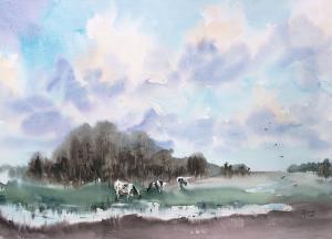 Watercolor: Spring Day